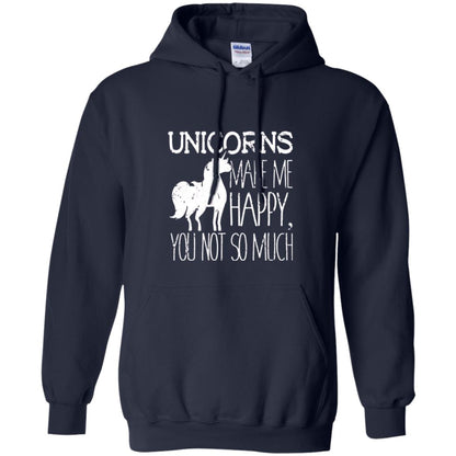 Unicorns Lovers T-shirt Unicorns Make Me Happy You Not So Much Navy