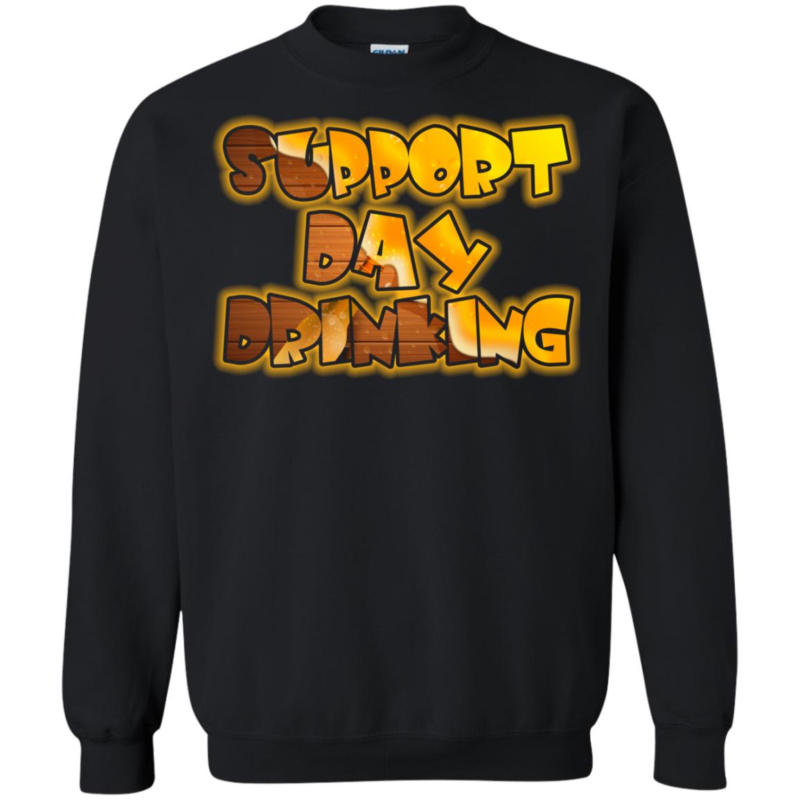 Saint Patrick's Day T-shirt Support Day Drinking Black