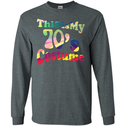 70s Halloween Costume 70s T-shirt For Women Men Girls Dark Heather