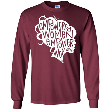 Women_s Right T-shirt Feminist Empowered Women March Hot 2017 Maroon