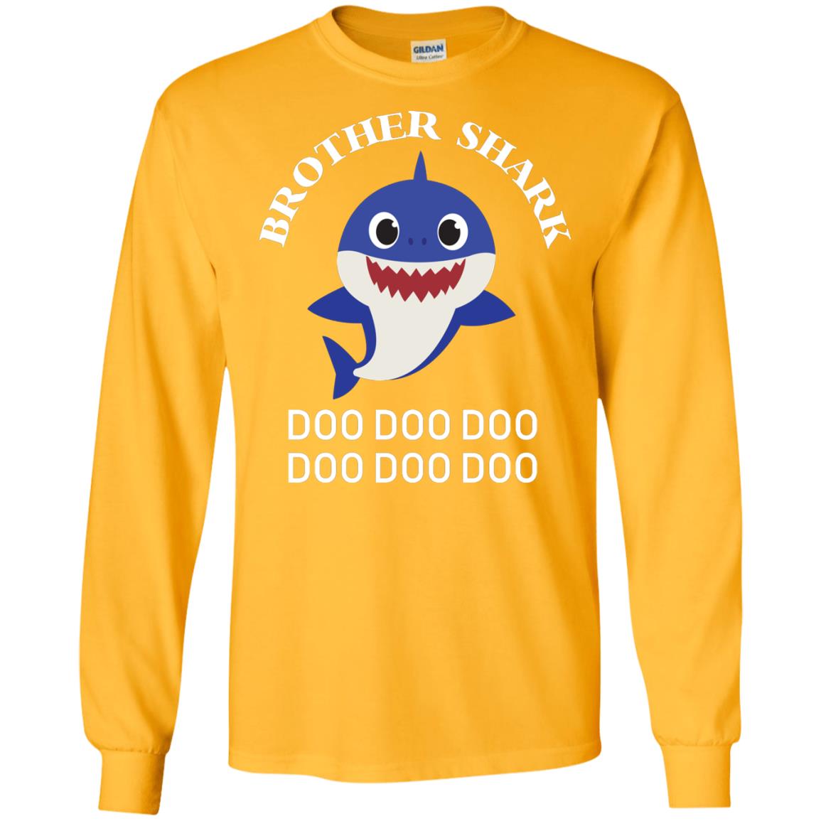 Brother Shark Family Shark Shirt Gold