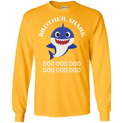 Brother Shark Family Shark Shirt Gold