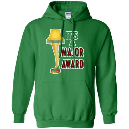 Christmas T-shirt It_s A Major Award Leg Lamp Irish Green