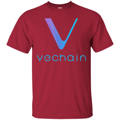 Vechain Ven Cryptocurrency Blockchain T-shirt Cardinal