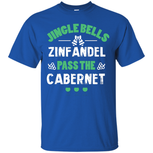 Christmas T-Shirt Jingle Bells Zinfandel Pass The Cabernet