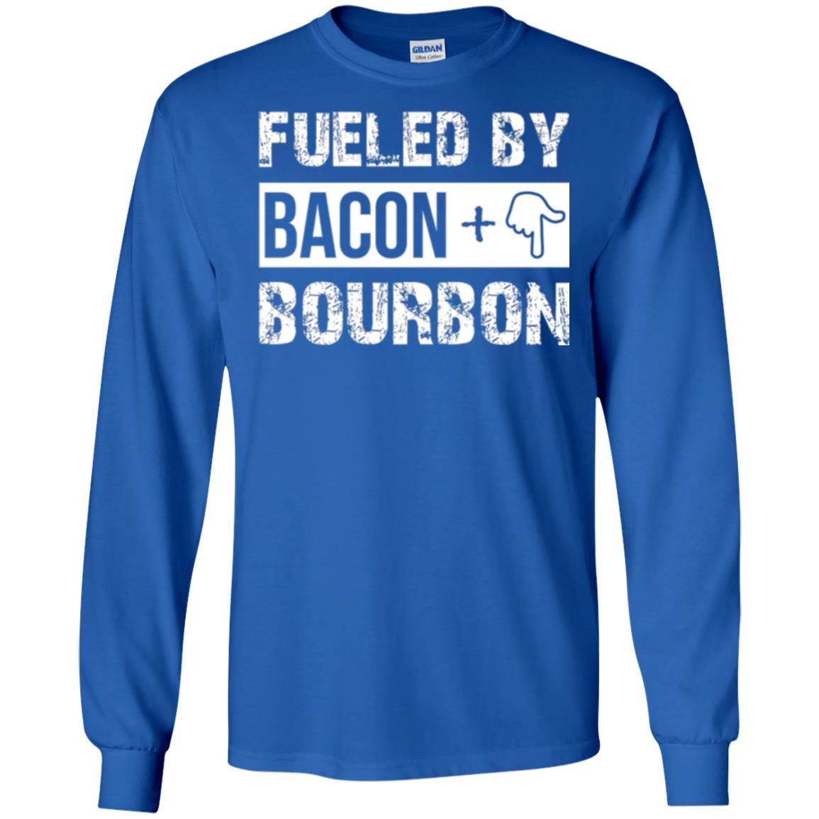 Whisky T-shirt Fueled By Bacon And Bourbon Royal