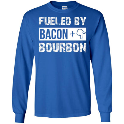 Whisky T-shirt Fueled By Bacon And Bourbon Royal