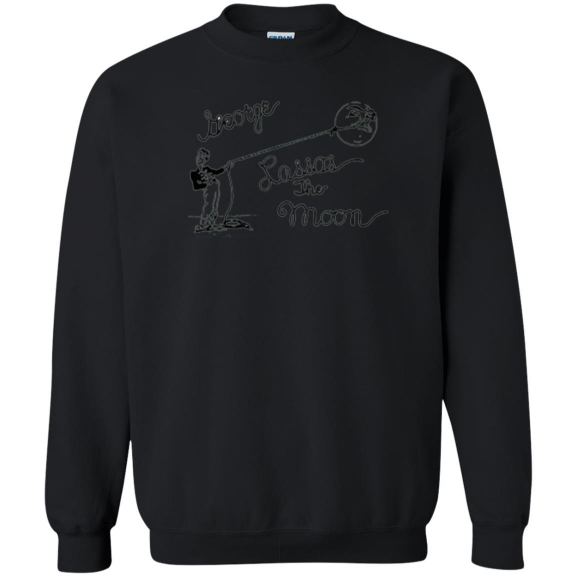 Film T-shirt It's A Wonderful Life George Lassos The Moon Black