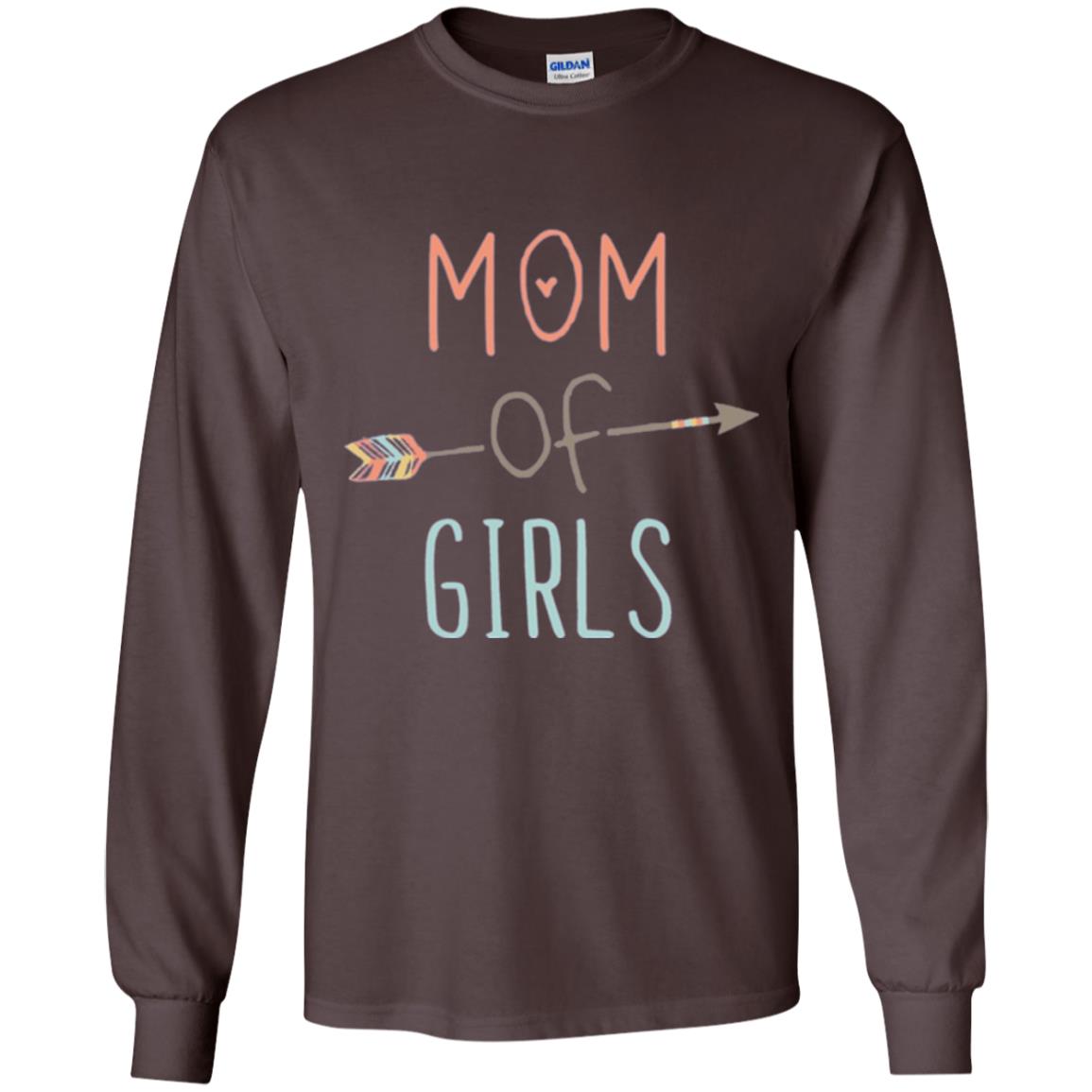 Mommy T-shirt Mom Of Girls Dark Chocolate