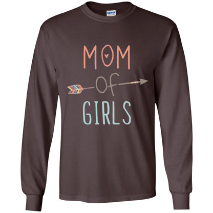 Mommy T-shirt Mom Of Girls Dark Chocolate