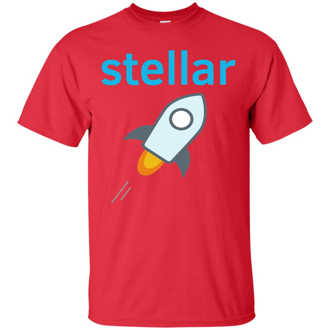 Hodl Stellar Lumens Xlm Crypto Investing T-shirt Red