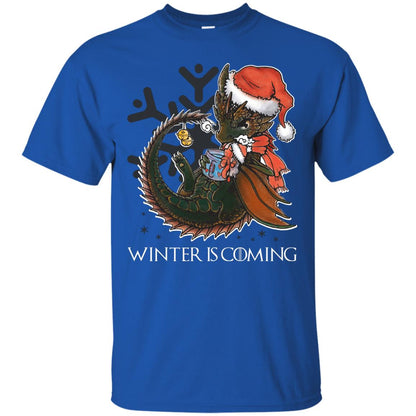Winter Is Coming Christmas Shirt Royal