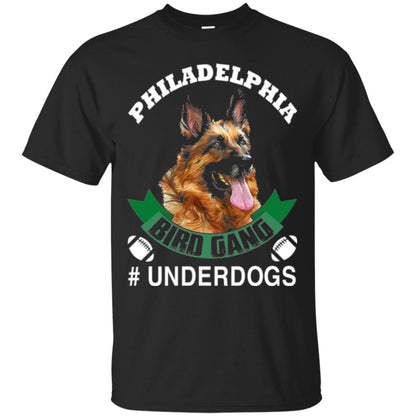 Football Lover T-shirt Philadelphia Bird Gang Underdogs 2018 Black