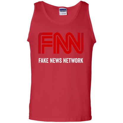 Anti Trump T-shirt Fnn The Fake News Network Red