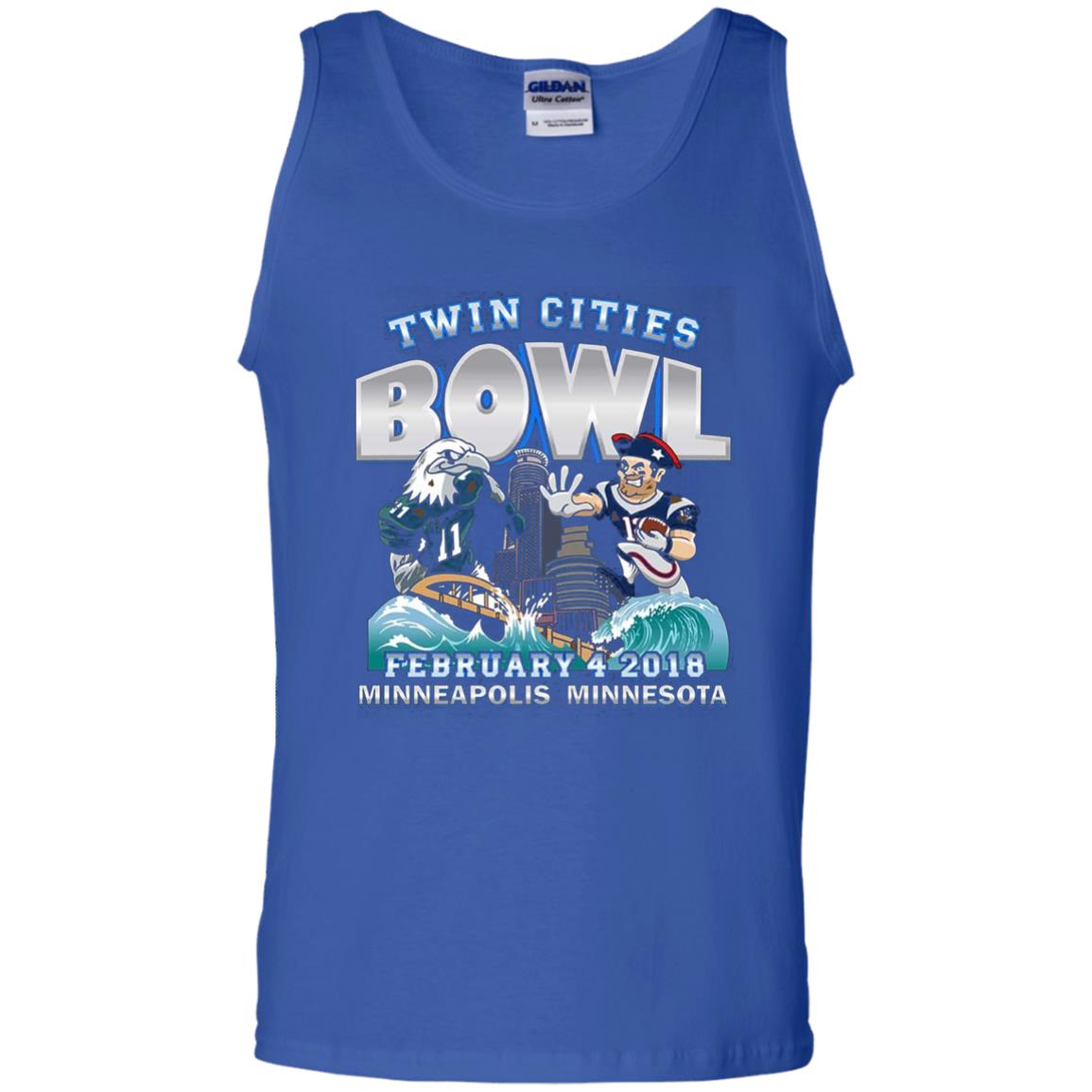 Football Lover T-shirt Twin Cities Bowl Royal