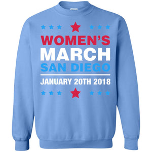 Women's March San Diego January 20th 2018 Protest Women's Right T-shirt