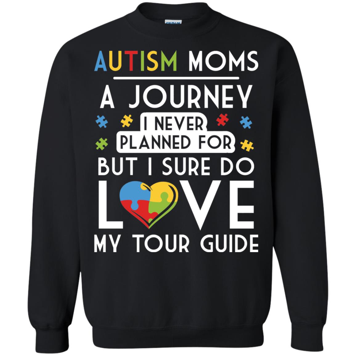 Autism Mom Shirt Autism Mom A Journey Of Love Black