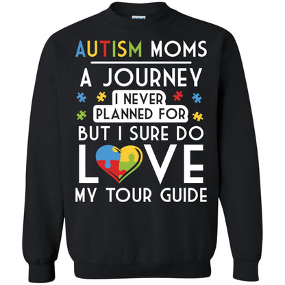 Autism Mom Shirt Autism Mom A Journey Of Love Black