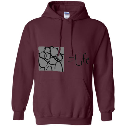 Cobblestone Equals Life Video Game Gamers Shirt Maroon