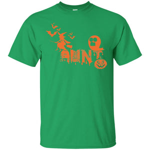 Halloween Pumpkin Aunt Auntie Family ShirtG200 Gildan Ultra Cotton T-Shirt