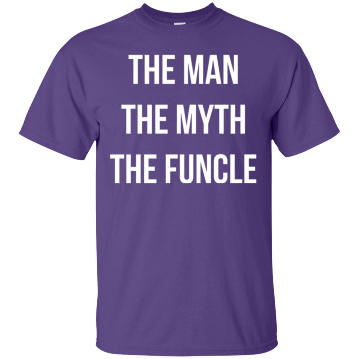 Uncle T-shirt The Man The Myth The Funcle Purple