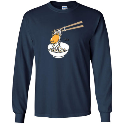 Cartoon T-shirt Gudetama Chopsticks Navy
