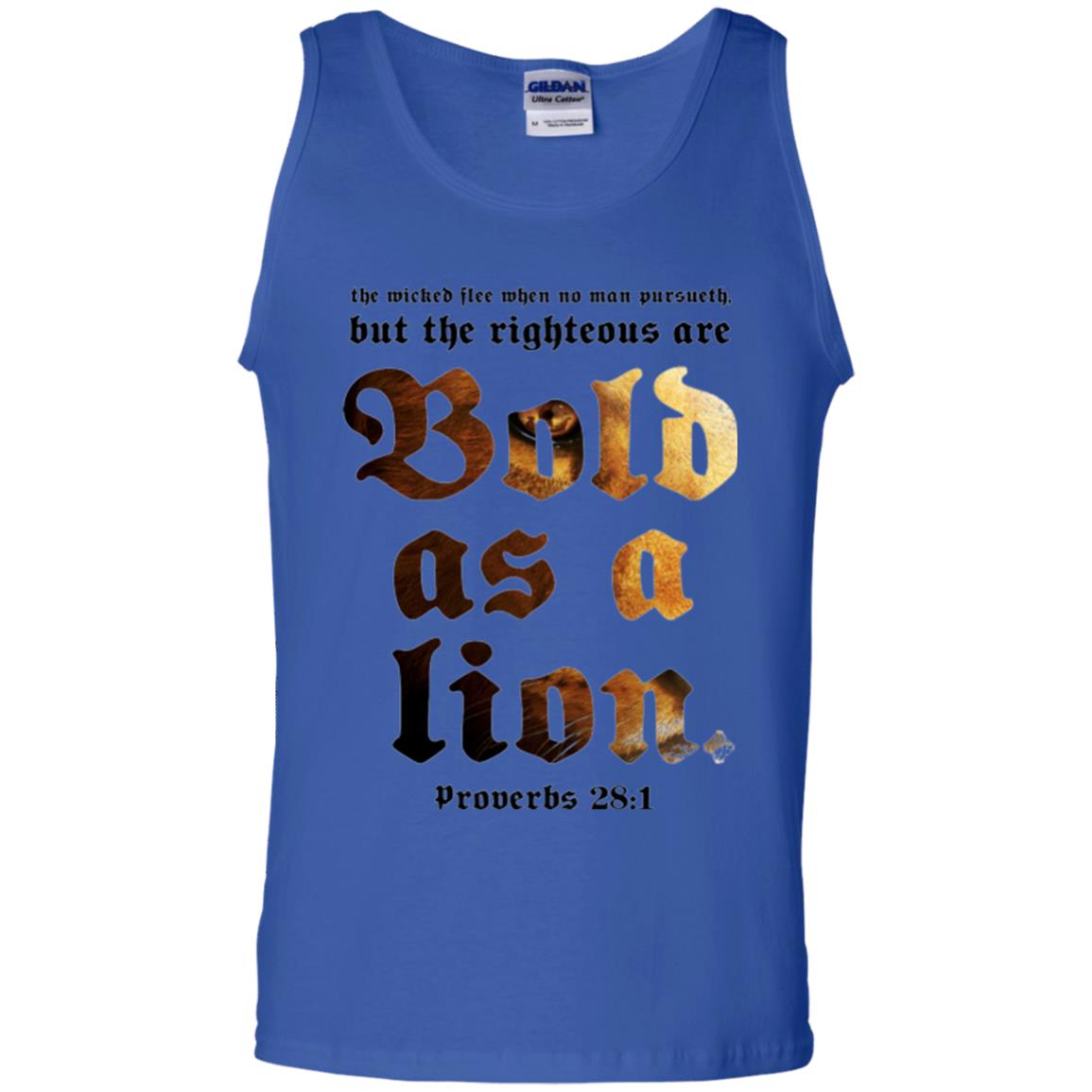Christian T-shirt Bold As A Lion Royal