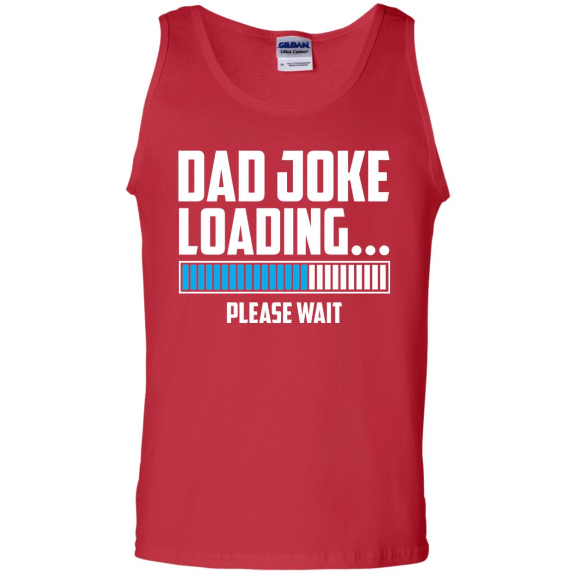 Dad Joke Loading Please Wait T-shirt Red
