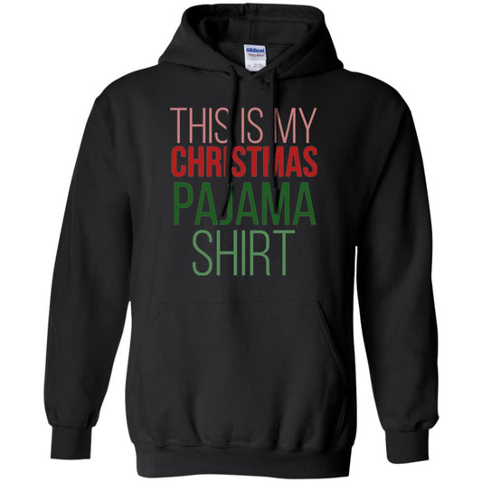 Christmas T-shirt This Is My Christmas Pajama Black