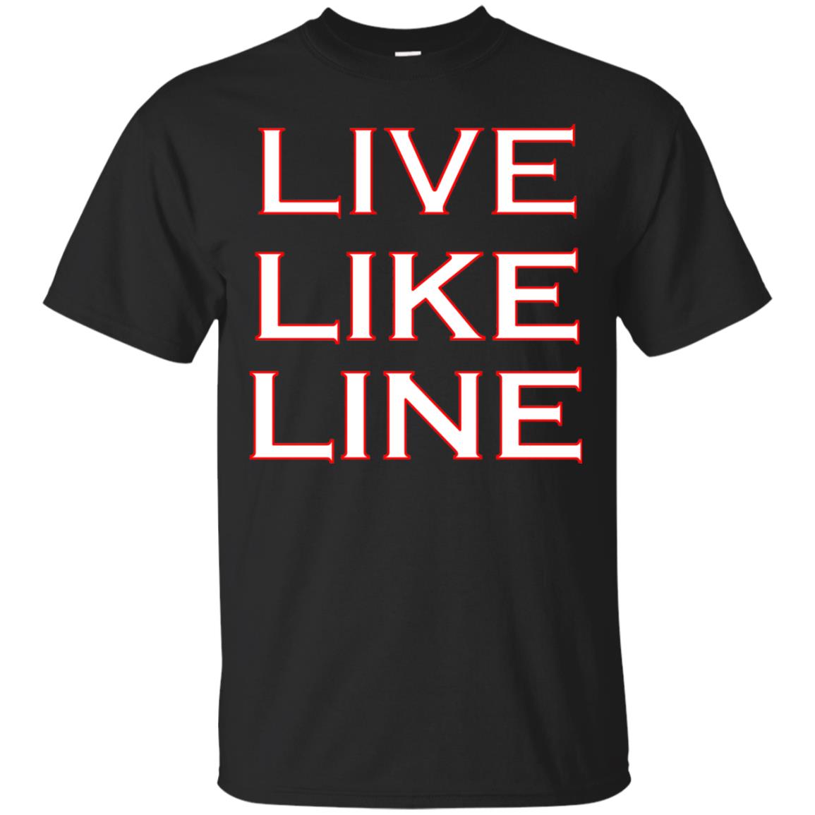 Live Like Line Volleyball Lover Shirt Black