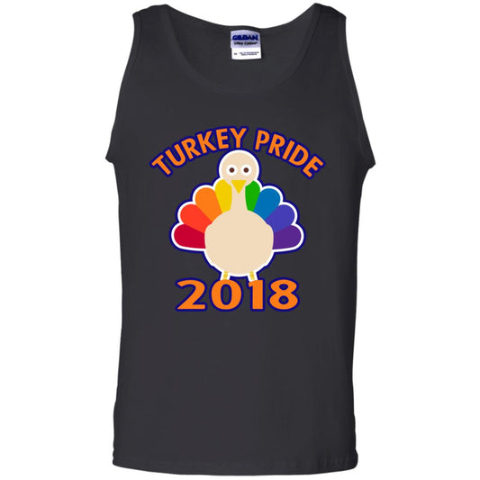 Turkey Pride Rainbow Lgbtq Thanksgiving Gift Shirt Black