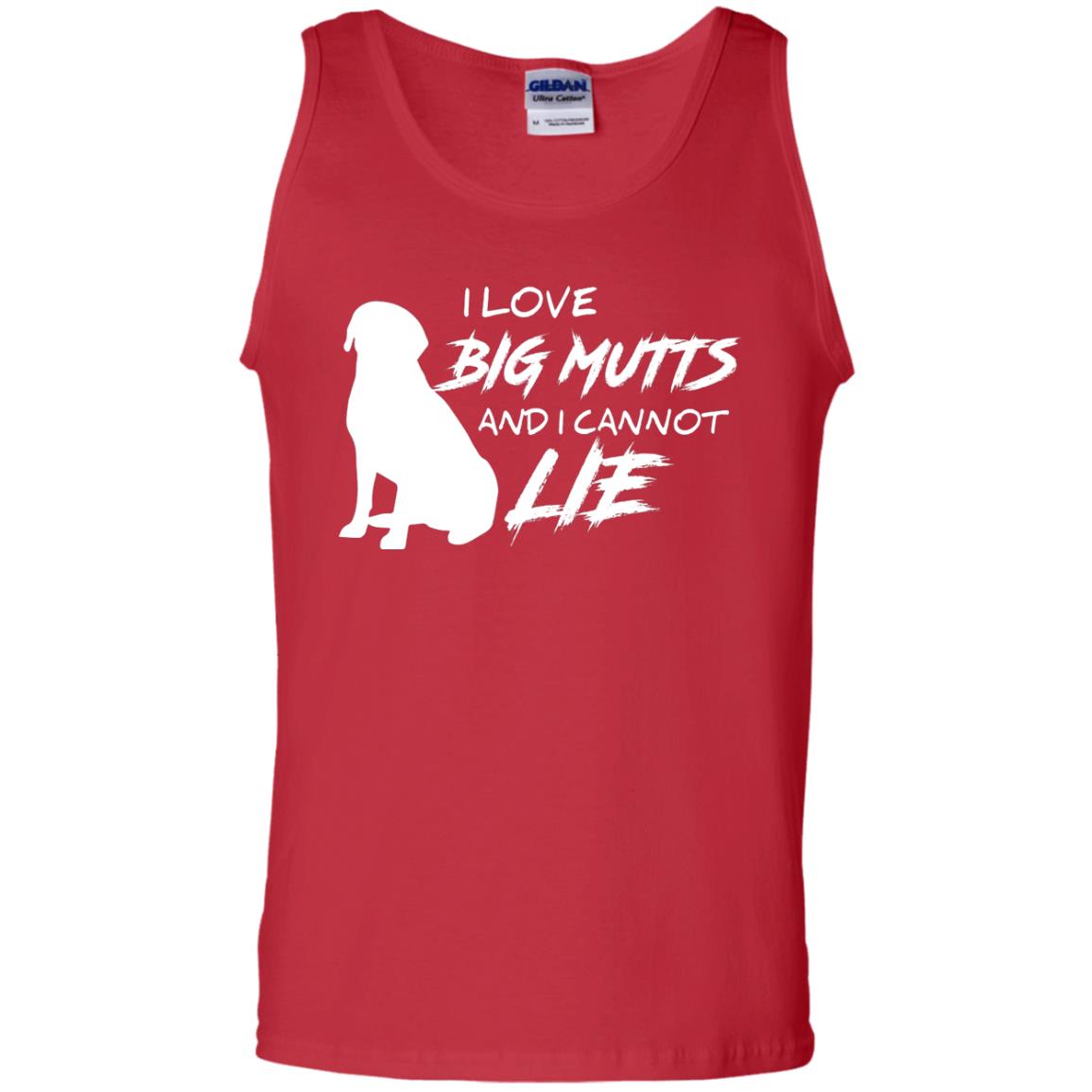 Dog Lover T-shirt I Love Big Mutts And I Cannot Lie Red