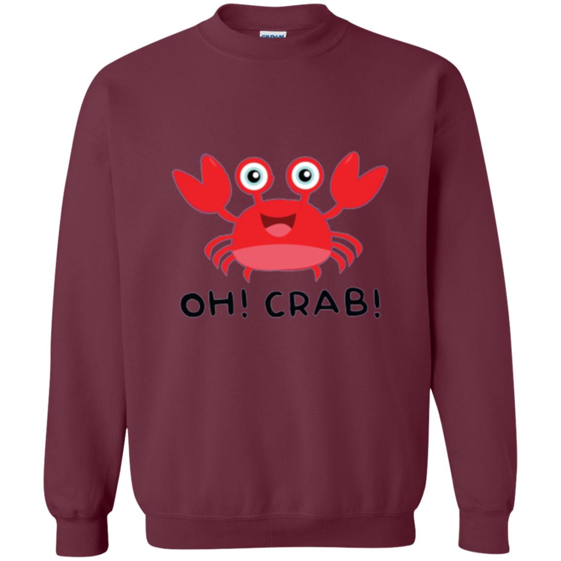 Oh Crab Crab Lover T-shirt Maroon