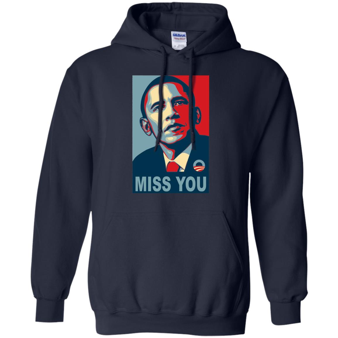 American President Miss You Political T-shirt Navy