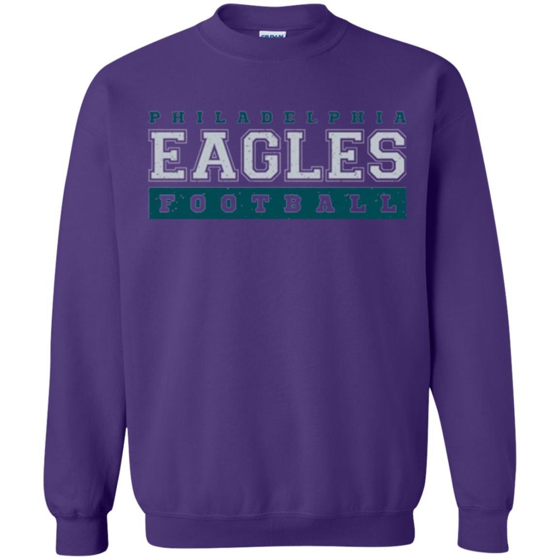 Football Lover T-shirt Philadelphia Football Fly Eagles Fly Collegiate Purple