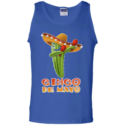 Dabbing Cinco De Mayo Cactus Shirt Royal