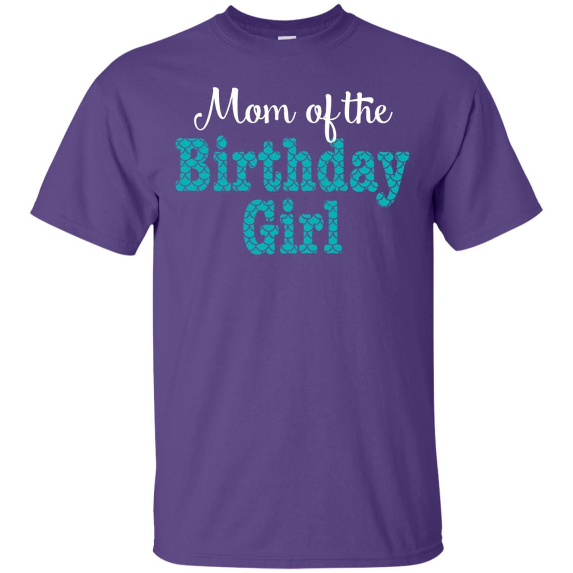Mermaid Mom Shirt Mom Of The Birthday Girl Purple