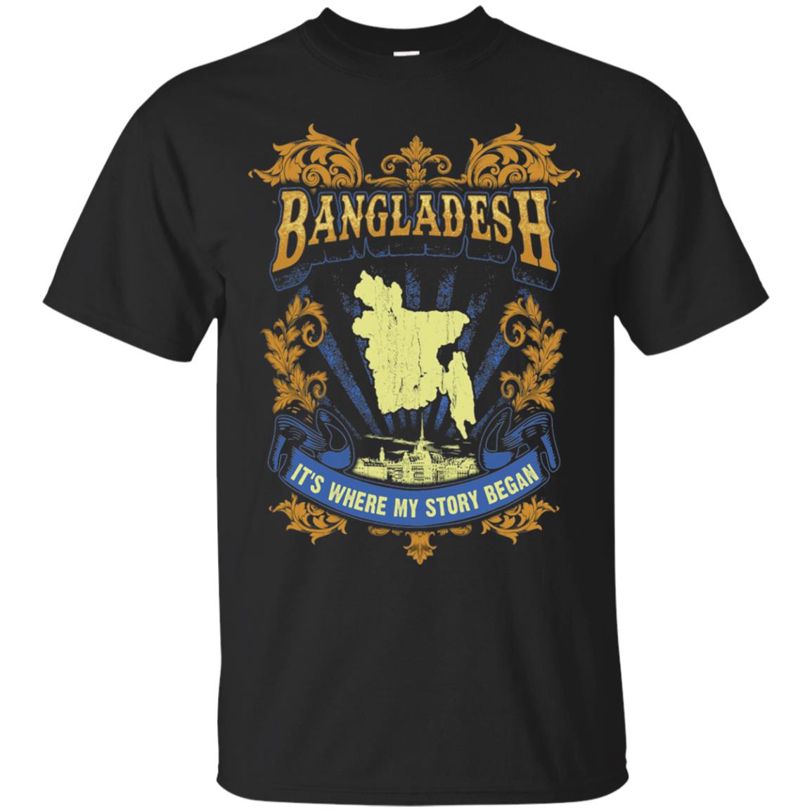 Bangladesh It_s Where My Story Began T-shirt Black