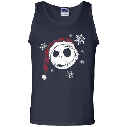 Christmas T-shirt Disney Nightmare Before Christmas Snowflake Navy