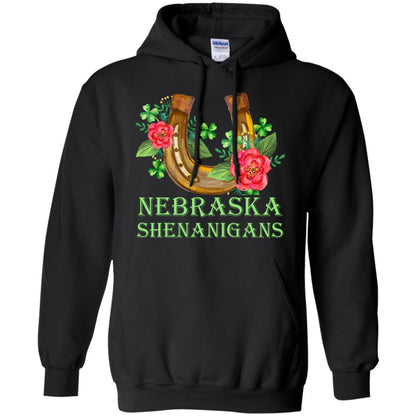 Horse Lover T-shirt Nebraska Shenanigans Black