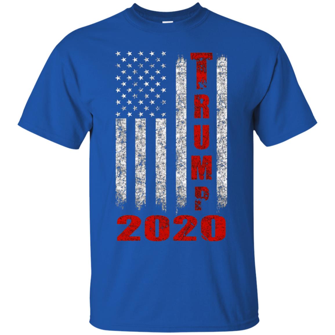 American Flag Vintage Design Trump 2020 T-shirt Royal