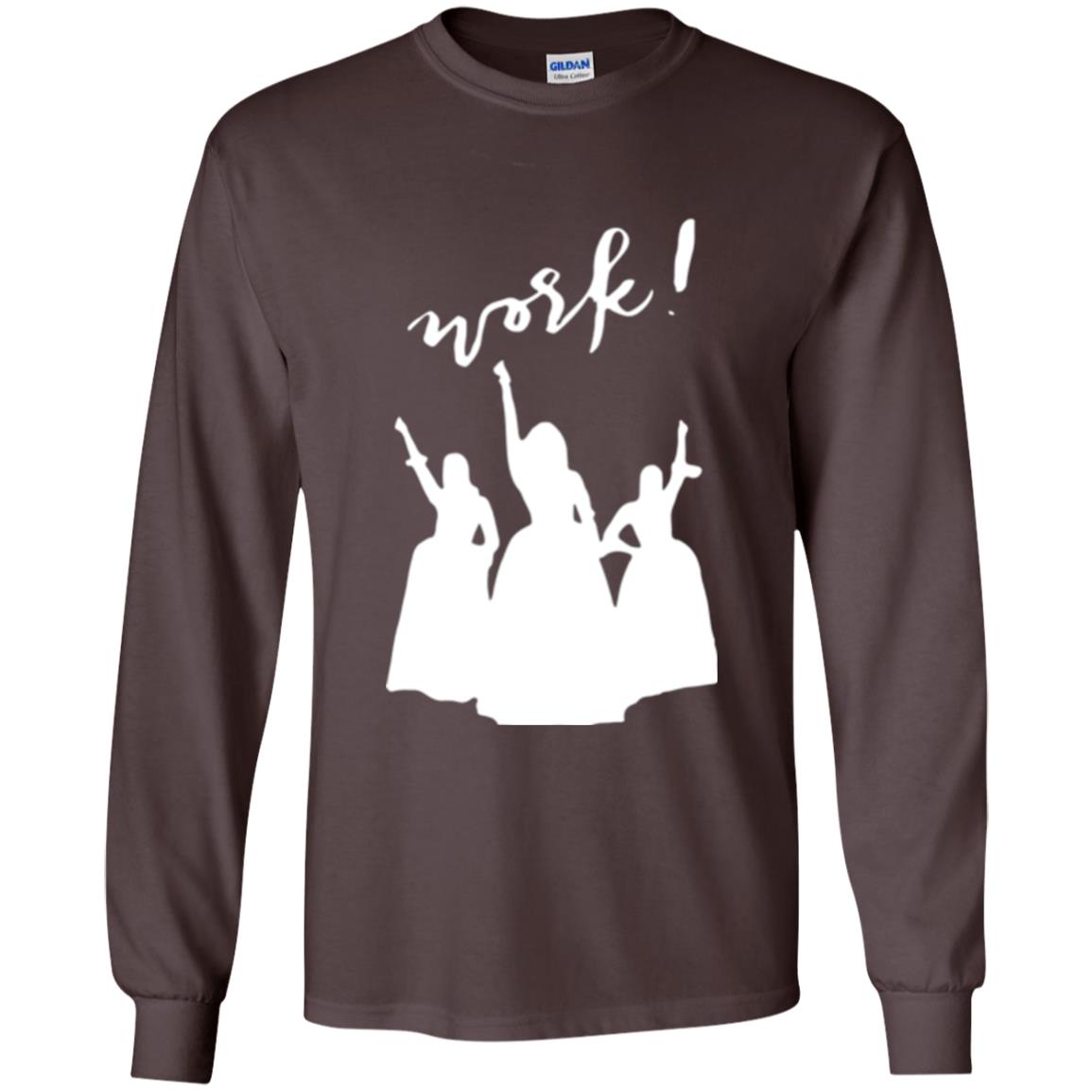 Schuyler Sisters T-shirt Work Dark Chocolate