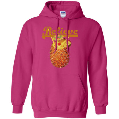 Believe Pineapple Cuptropical Drink T-shirt Heliconia