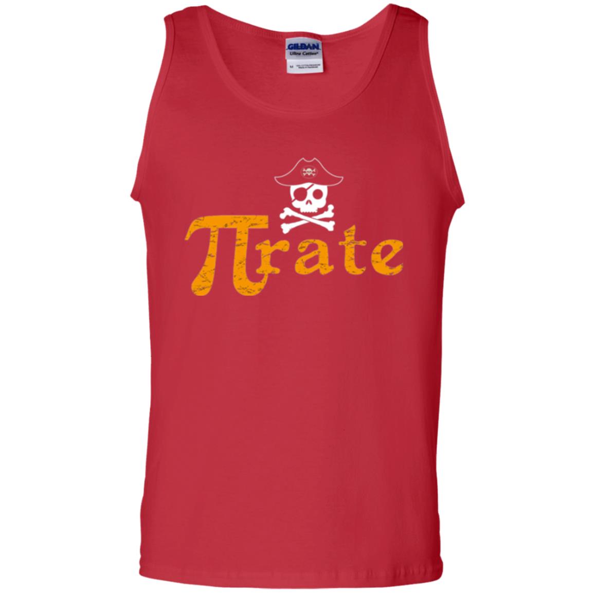 Math Pirate Pi Day T-shirt Funny Math Pirate Red