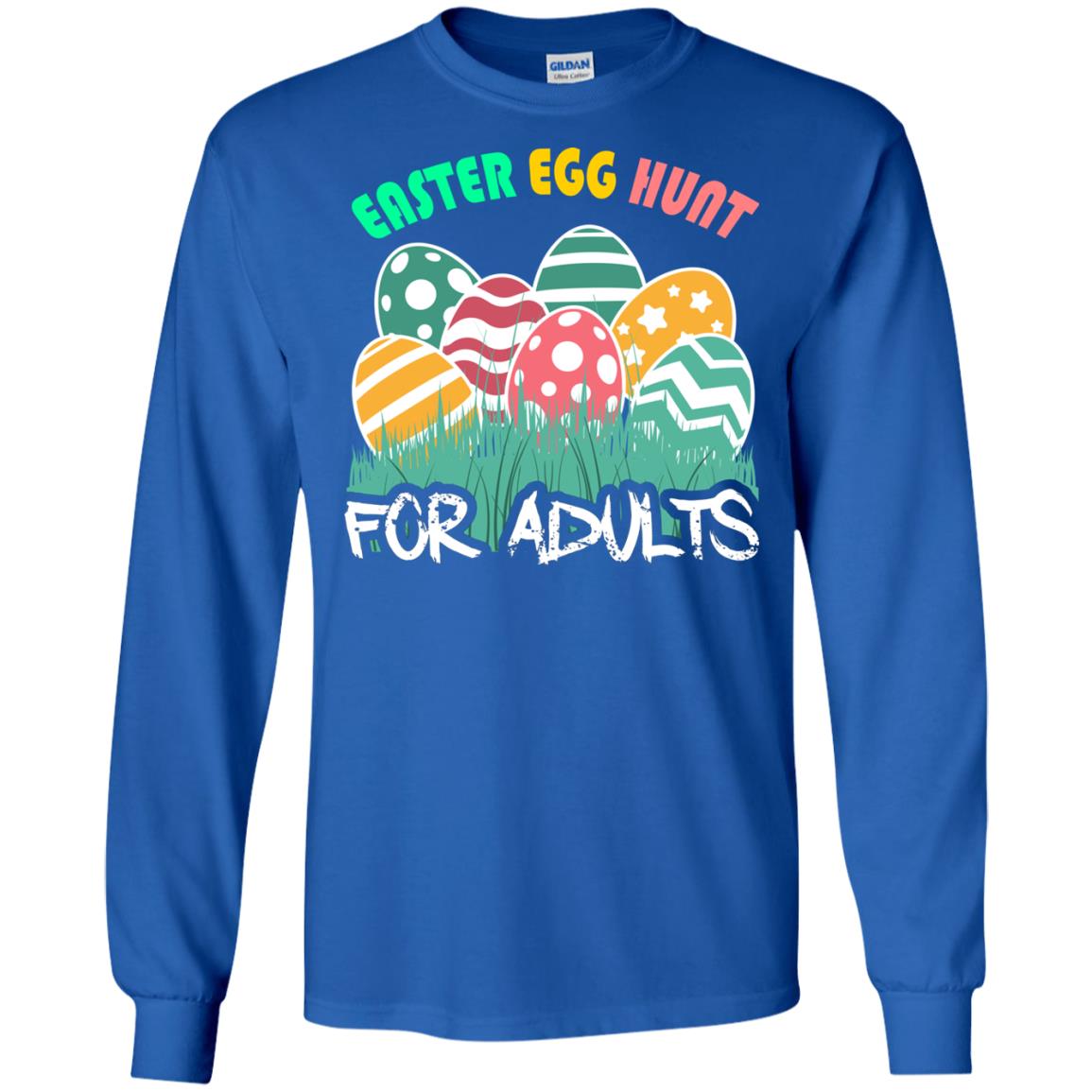 Easter Egg Hunt For Adults Easter Day T-shirt Royal