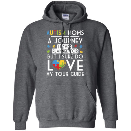 Autism Mom Shirt Autism Mom A Journey Of Love Dark Heather
