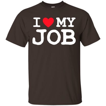 I Heart My Job Shirt Dark Chocolate