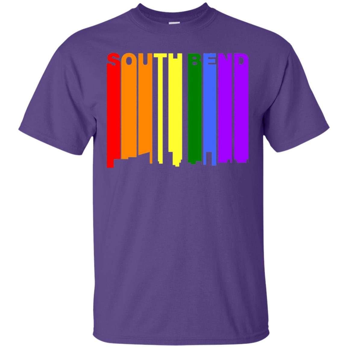 Lgbt T-shirt South Bend Indiana Purple