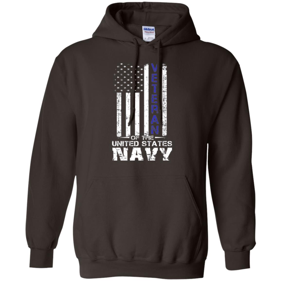 Us Navy Veteran T-shirt Dark Chocolate