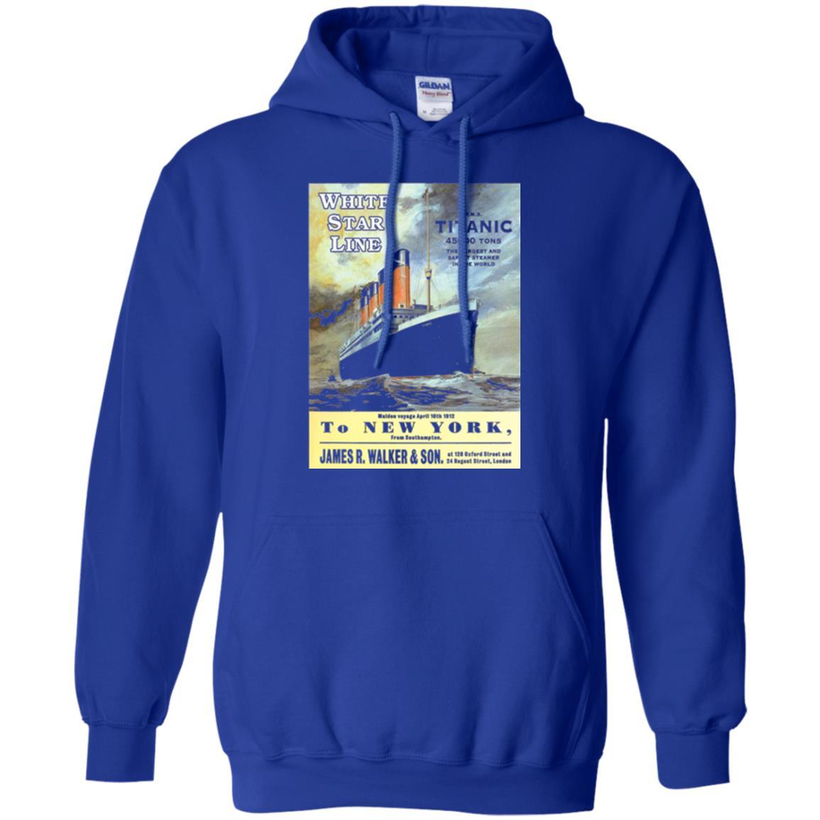 Film T-shirt Sailing Ship Cruise Vintage Poster Royal